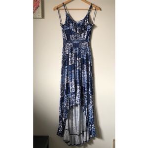 Kismet paisley patchwork high-low dress - XS